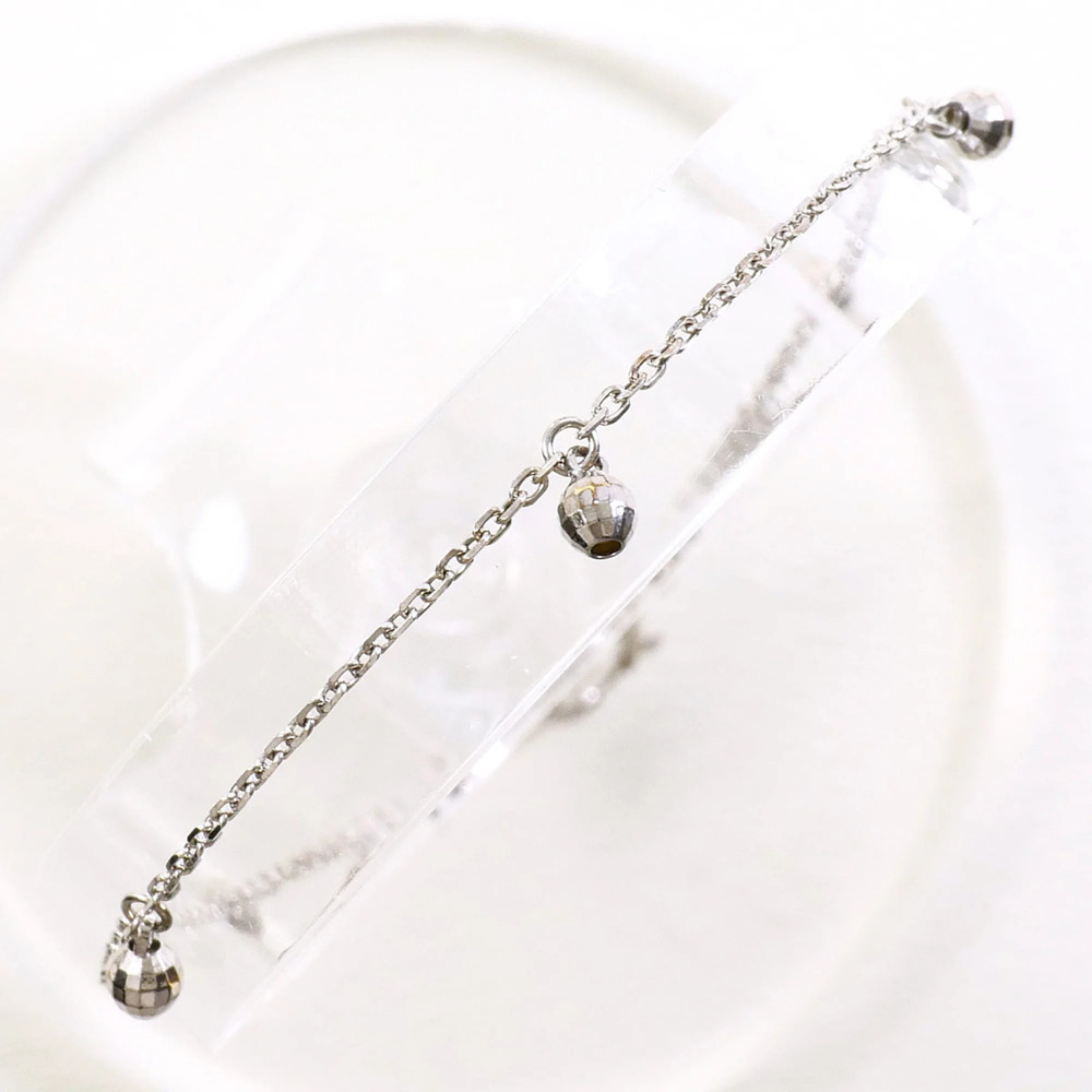 VINTAGE 18k Silver Charm Bracelet